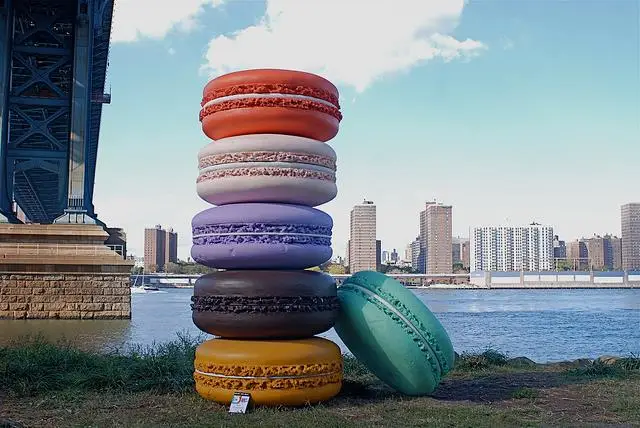 Daisuke Kiyomiya's "Macaron" at the DUMBO Arts Festival by NYC♥NYC on Flickr